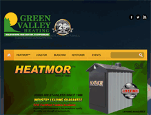 Tablet Screenshot of greenvalleyheating.ca